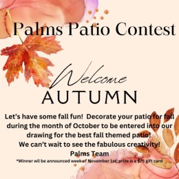 Instagram post from @palmsluxuryapartments on September 27, 2023 12:03:43pm